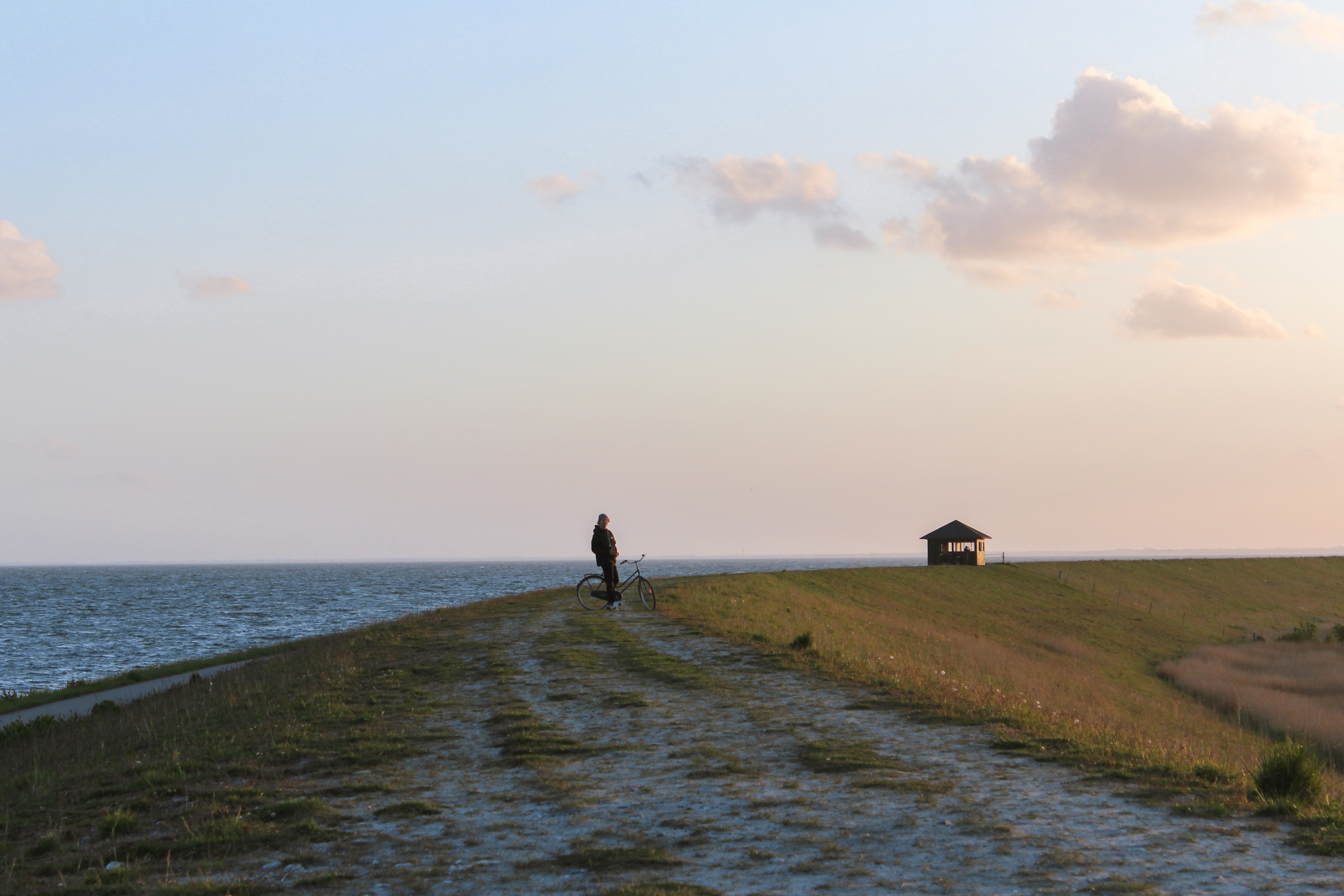 beach and person