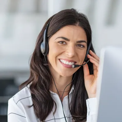 Service provider speaking in phone